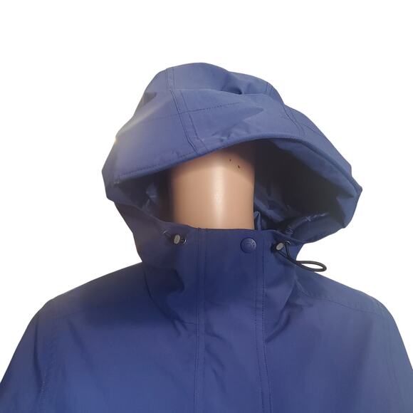 Vintage L.L. Bean Size XS/S/M Blue Jacket Gore-tex Hiking Outdoor Nylon Light - Picture 3 of 14